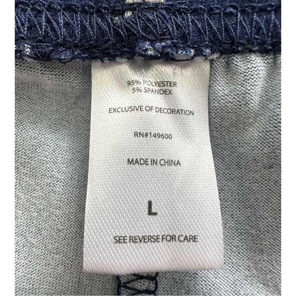 Dog Print Pajamas Long Pants Short Sleeve Button Down Lounge Set - Size Large - Picture 12 of 16